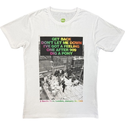 The Beatles Rooftop Songs Gradient White M Риза (BEATTEE417MW02)