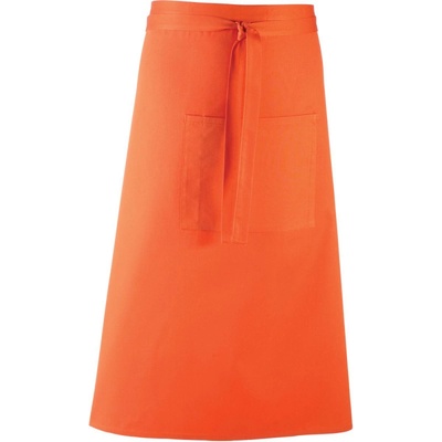 Premier Zástěra Colours PR 158 do pasu dlouhá COT-39015823599 Oranžová