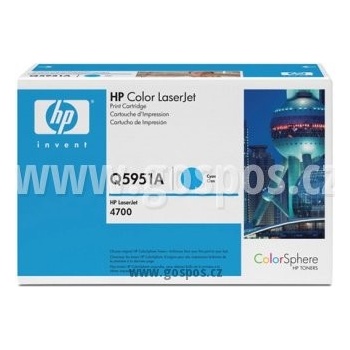 HP 643A originální tonerová kazeta azurová Q5951A