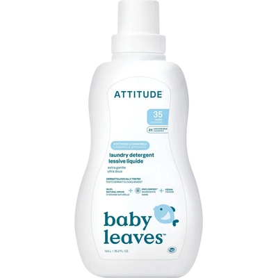 ATTITUDE Baby leaves Prací gél pre deti s vôňou harmančeka (35 pracích dávok)