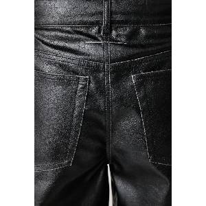 MM6 Maison Margiela бермуди дамски от имитация на кожа (S52MU0143.M35455)