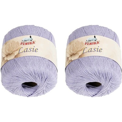 Bellatex SET 2ks Příze LASIE 50g / 150 m Fialová