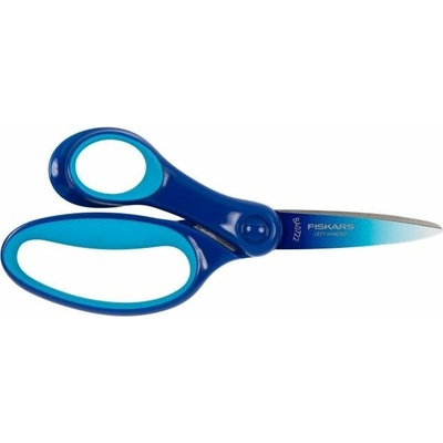 Nožnice, školské 15 cm, pre ľavákov, FISKARS, ombre modré