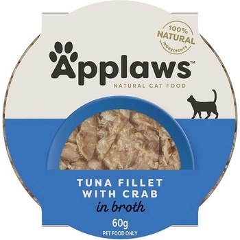 Applaws Cat tuniakové filety a krab 60 g