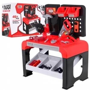 Ramiz Compact Childrens Workshop 3+ Small DIY Set 46 pcs. + Tools + Accessories