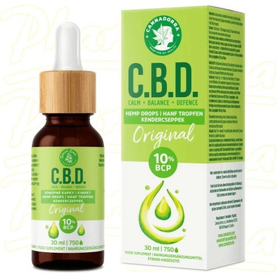 Zelená Země konopné kapky Original 10% BCP 30 ml