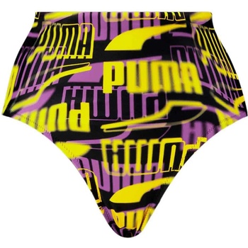 PUMA Swim Printed High Waist bikini bottom - Multicolor (Black Combo)