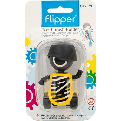 Flipper Robot antibakteriální kryt na zubní kartáček žlutý 1 ks