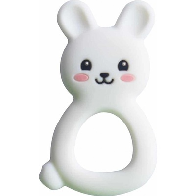 Martoine hryzátko z potravinárského silikónu Bunny Silver
