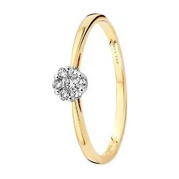 Blush Дамски златен пръстен Blush с диаманти 1610BDI (1610BDI)