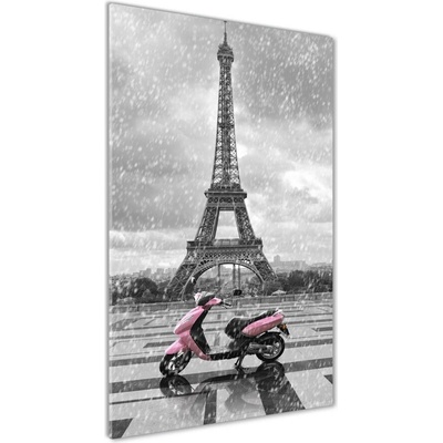Vertikálny fotoobraz na skle Eiffelová veža Paríž 50x100 cm