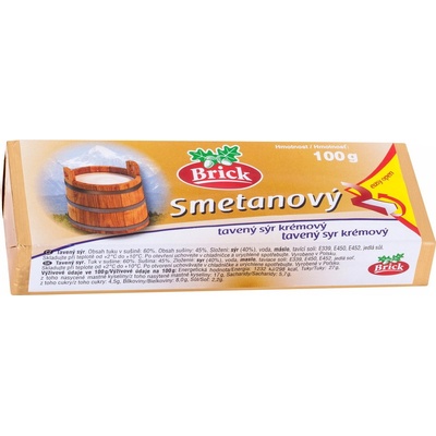 Brick Tavený sýr Smetanový 100g – Zboží Dáma