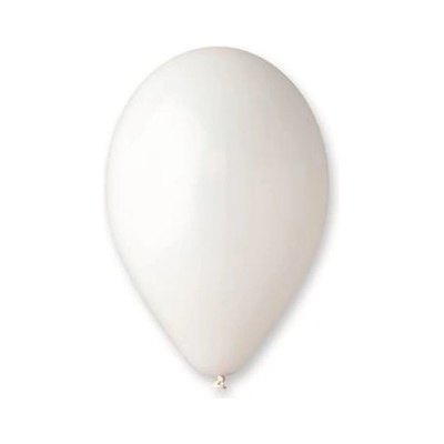Balonek 30 cm biely
