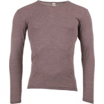 Engel Мъжко копринено термобельо Engel Undershirt L/S Merino base layer - Walnut - размер 50/52 (EU) (014-0597-0312)