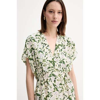 Max Mara Копринена рокля Weekend Max Mara в бежово къса със стандартна кройка 2515221062600 (2515221062600)