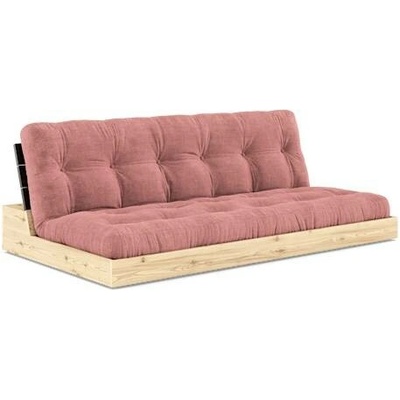 KARUP sofa BASE natural pine black sorbet pink 516
