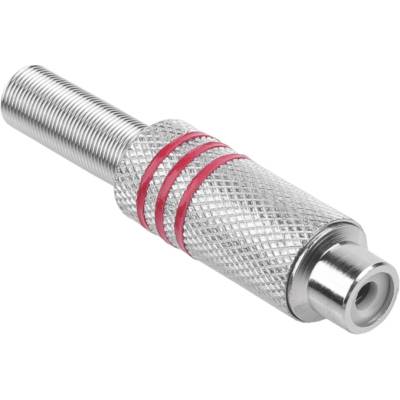 PABEX Inne RCA konektor samica cerveny L-GNI0071B