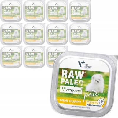 Raw Paleo pate mini puppy turkey 12 x 150 g