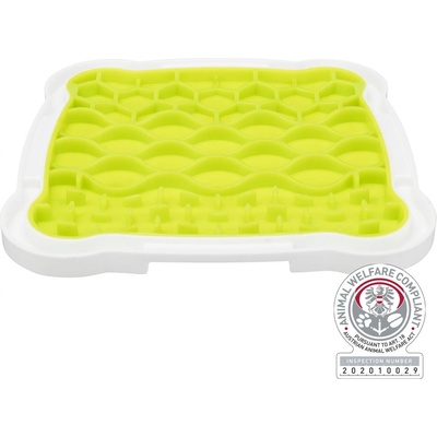 TRIXIE Lick’n'Snack Licking Plate - Гумена подложка за близане и поставяне на лакомства, 20 см