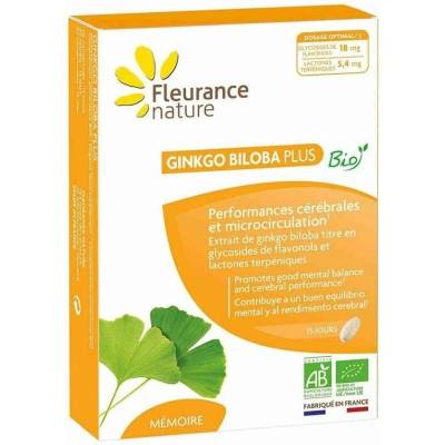 Fleurance Nature Гинко билоба, 30 таблетки, Fleurance Nature (193344 (59334) FN)