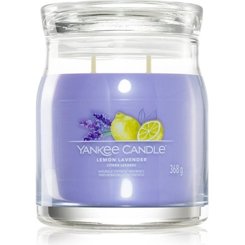 Yankee Candle Lemon Lavender ароматна свещ Signature 368 гр
