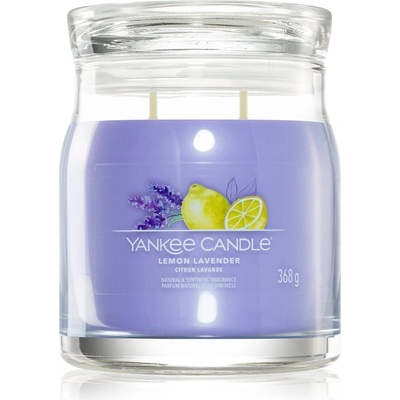 Yankee Candle Lemon Lavender ароматна свещ Signature 368 гр