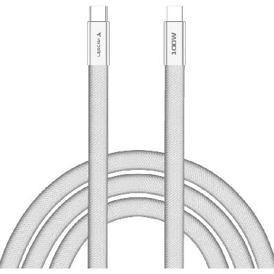 Verbatim Кабел Verbatim Sync & Charge SoftTouch USB-C to C cable 100W 120 cm - White (30277)