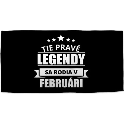 Sablio Uterák Tie pravé legendy sa rodia vo februári 50 x 100 cm