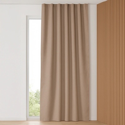Takoy Blackout závěs 140x250 na univerzální pásce hnědý-HT-00468 | 140 x 250 cm