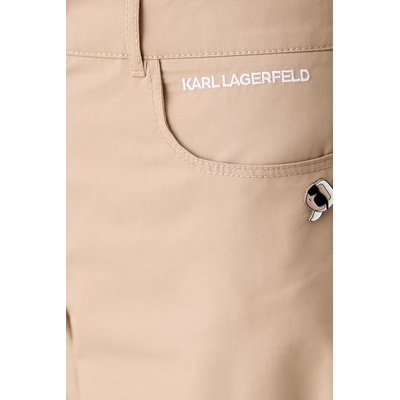 Karl Lagerfeld панталон дамски с памук IKON (B3W10048)