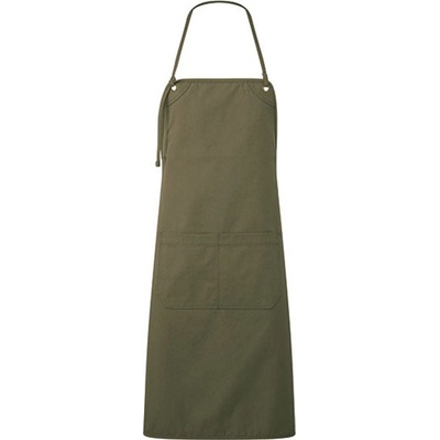 Premier Workwear Gastro zástěra PR181 Olive Pantone 7763C 72x86cm
