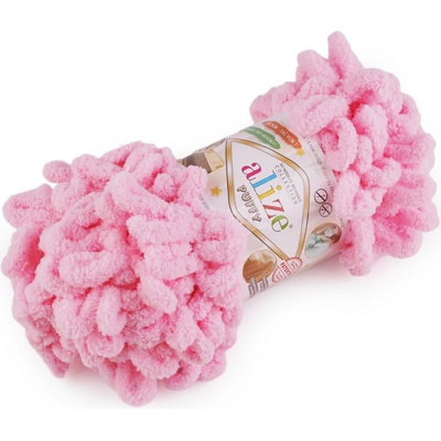Stoklasa Pletací příze Alize Puffy 100 g Balení: 1 ks, Varianta: 41 (185) růžová 41 (185) růžová