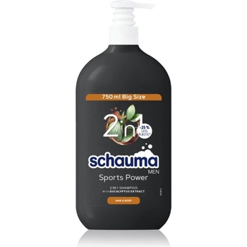 Schauma Men Sports Power 2v1 šampon 750 ml