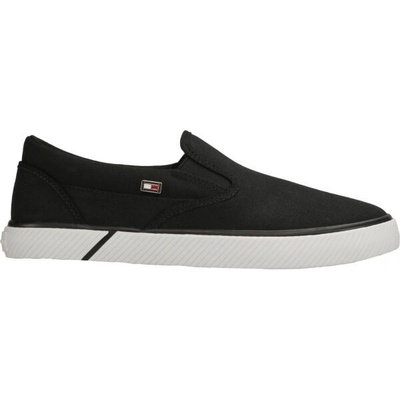 Tommy Hilfiger Vulc Canvas Slip-On Sneaker FW0FW08065 černá