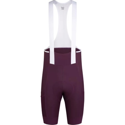 Rapha Pánske Men's Brevet Element Cargo Bib Shorts fialová