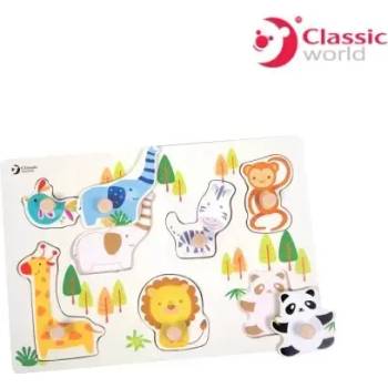 Image 1 of Classic World Дървен пъзел Зоологическа градина - Classic World