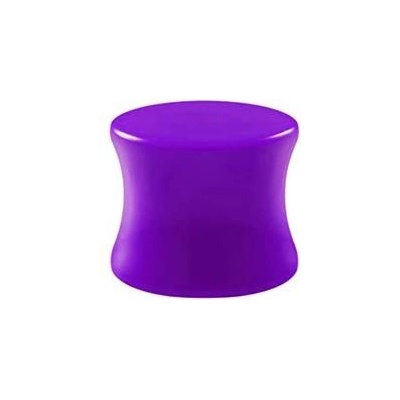 Šperky4U akrylátový plug do ucha fialový PL01095-14A