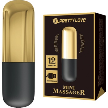 Image 1 of Pretty Love Golden Mini Massager