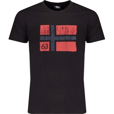 Norway 1963 perfektné tričko čierne čierne