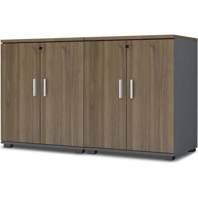 TopMebel Мултифункционален шкаф Verga от меламин в бял цвят 45x40x180см