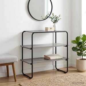 vidaXL Конзолна маса Сив Сонома 100 x 41 x 75 см Инженерна дървесина (8007542)