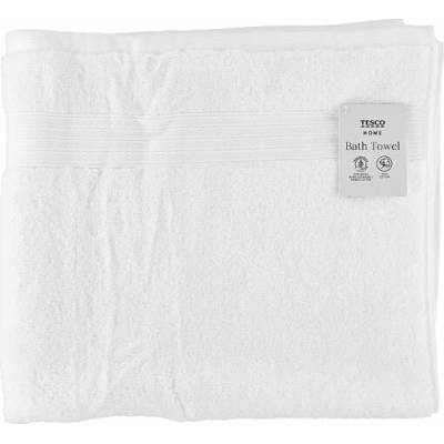 Tesco Home white osuška 70 x 127 cm