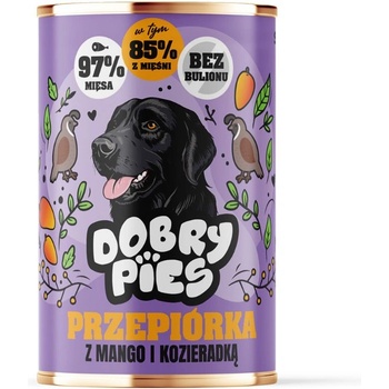 Dobry Pies Good Dog Пъдпъдък с манго и сминдух 400 г