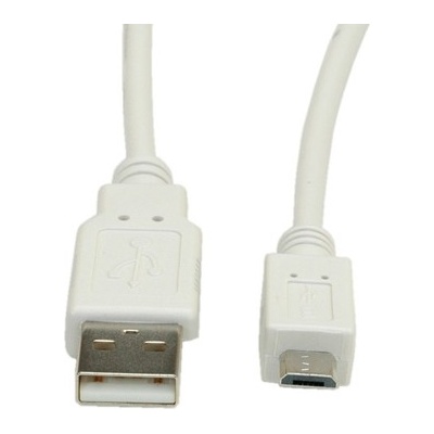 Roline Cable USB2.0 A-Micro B, M/M, 0.8m, Value 11.99. 8754