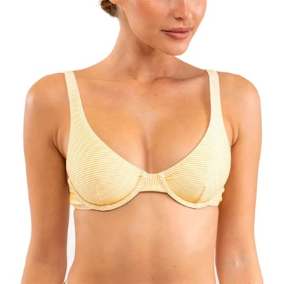RHYTHM Noumea Underwire bikini top - Yellow (Daffodil)