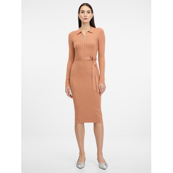 orsay Светлокафява дамска миди рокля ORSAY Orsay | Kafyav | ЖЕНИ | XS