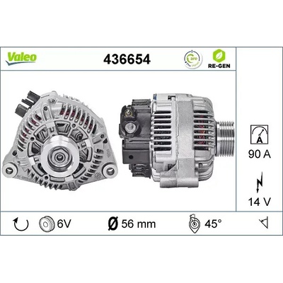 VALEO Alternátor VA 436654