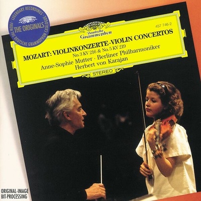Wolfgang Amadeus Mozart Berlínští filharmonici, Herbert Von Karajan - Violinkonzerte Violin Concertos No. 3 KV 216 & No. 5 KV 219 CD