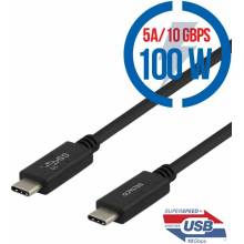 Deltaco USBC-1402M USB-C/USB-C 100W 1m