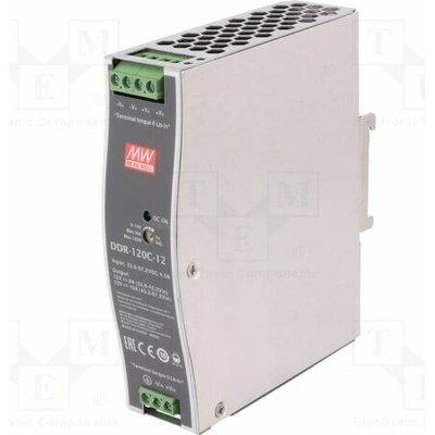 MEAN WELL DDR-120C-12 Měnič: DC/DC; 120W; Uvst: 33,6÷67,2VDC; Uvýst: 12VDC; Ivýst: 10A
